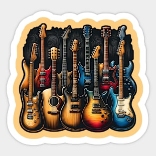 Guitar Power Sticker